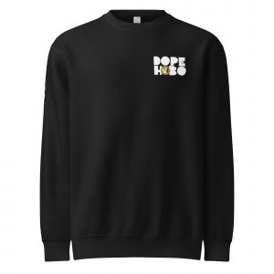 Dope Hobo Flagship Crew Neck Sweatshirt Black